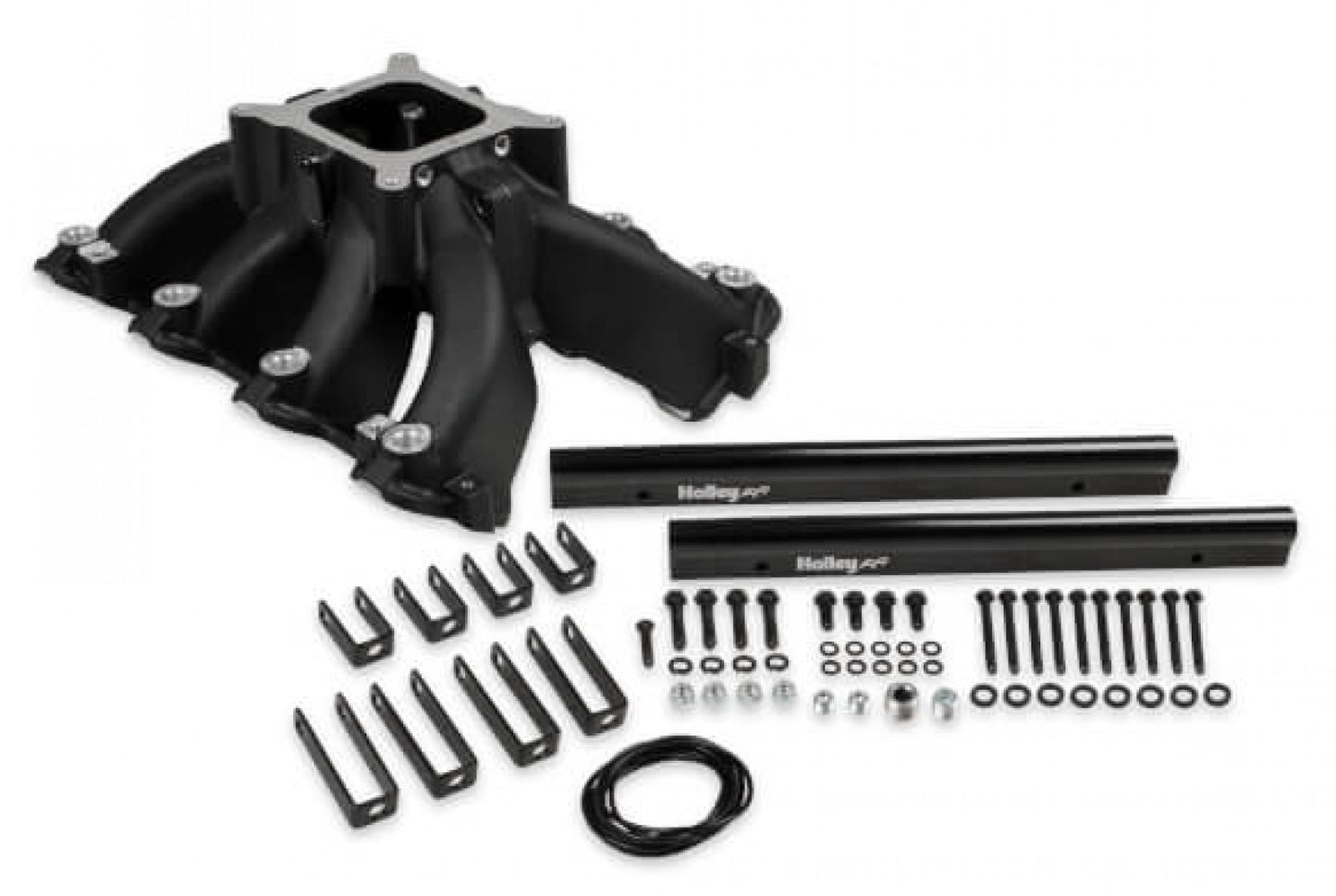 Holley Single Plane EFI Split-Design Race Intake Manifold- GM LS1/LS2/LS6- Black