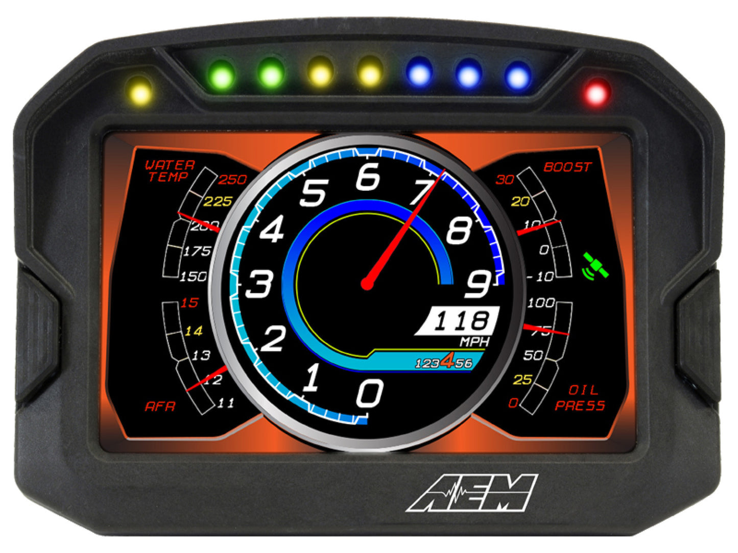 AEM CD-5 Carbon Digital Racing Non-Logging GPS Enabled Dash Display