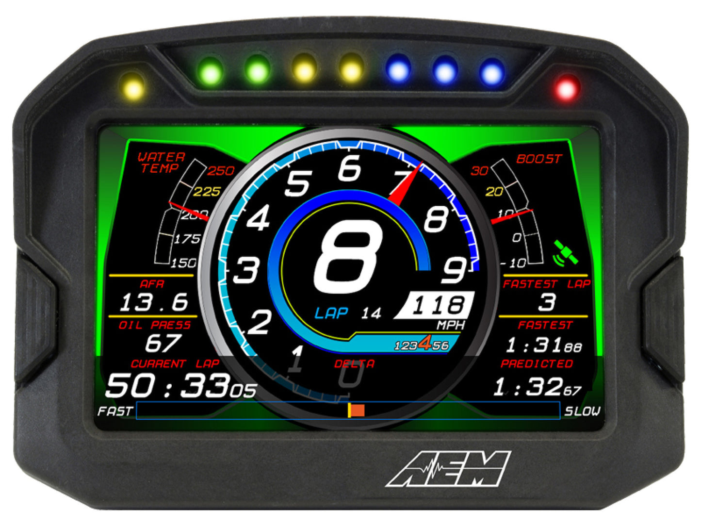 AEM CD-5 Carbon Digital Racing Dash Non-Logging/ Non-GPS Display