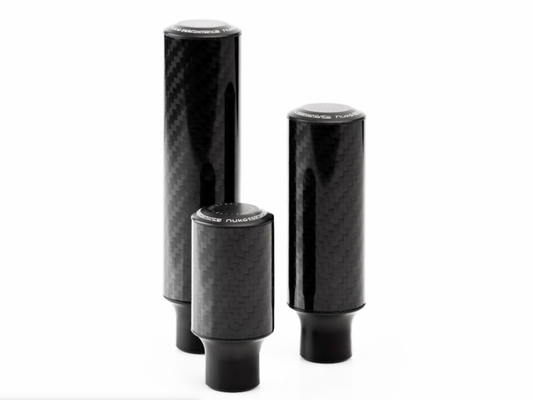 Nuke Performance Cavernous Carbon Fiber Shift Knob - Gloss Finish, 95mm