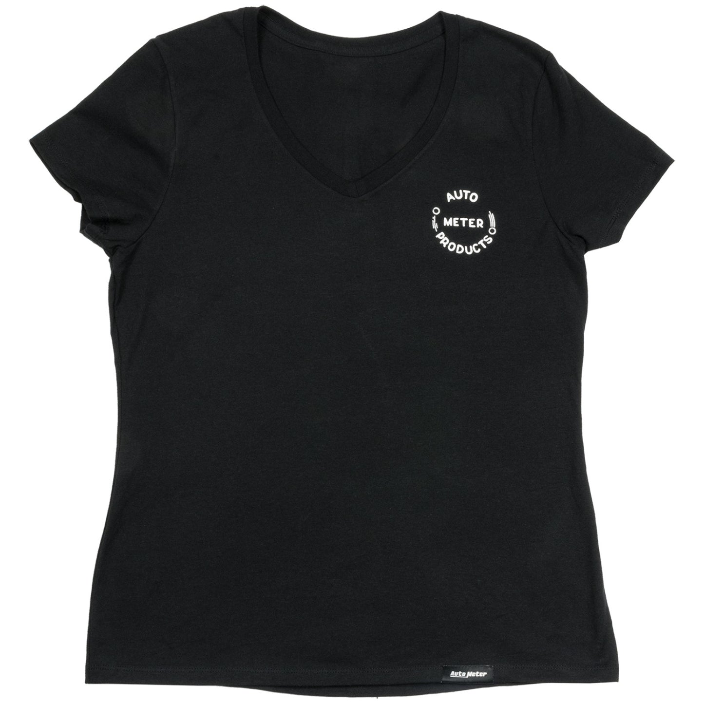 AutoMeter 0423WS T-SHIRT, WOMEN'S SMALL, BLACK, 'VINTAGE'