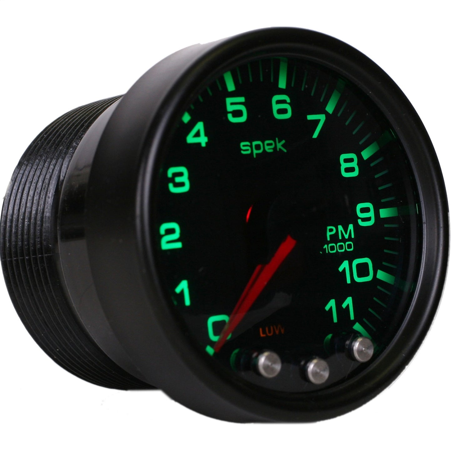 Autometer 2-1/16 in. IN-DASH TACHOMETER, 0-11,000 RPM, SPEK-PRO, BLACK/BLACK