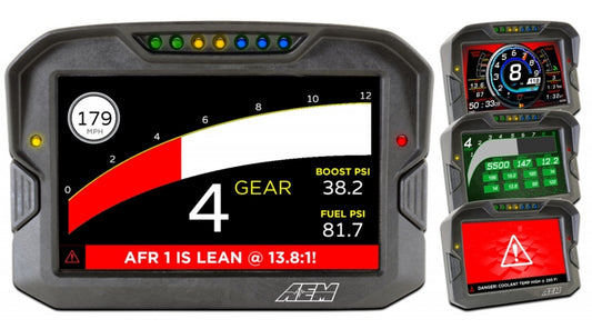 AEM CD-7 Carbon Digital Racing and Logging Dash Display - Logging / GPS Enabled