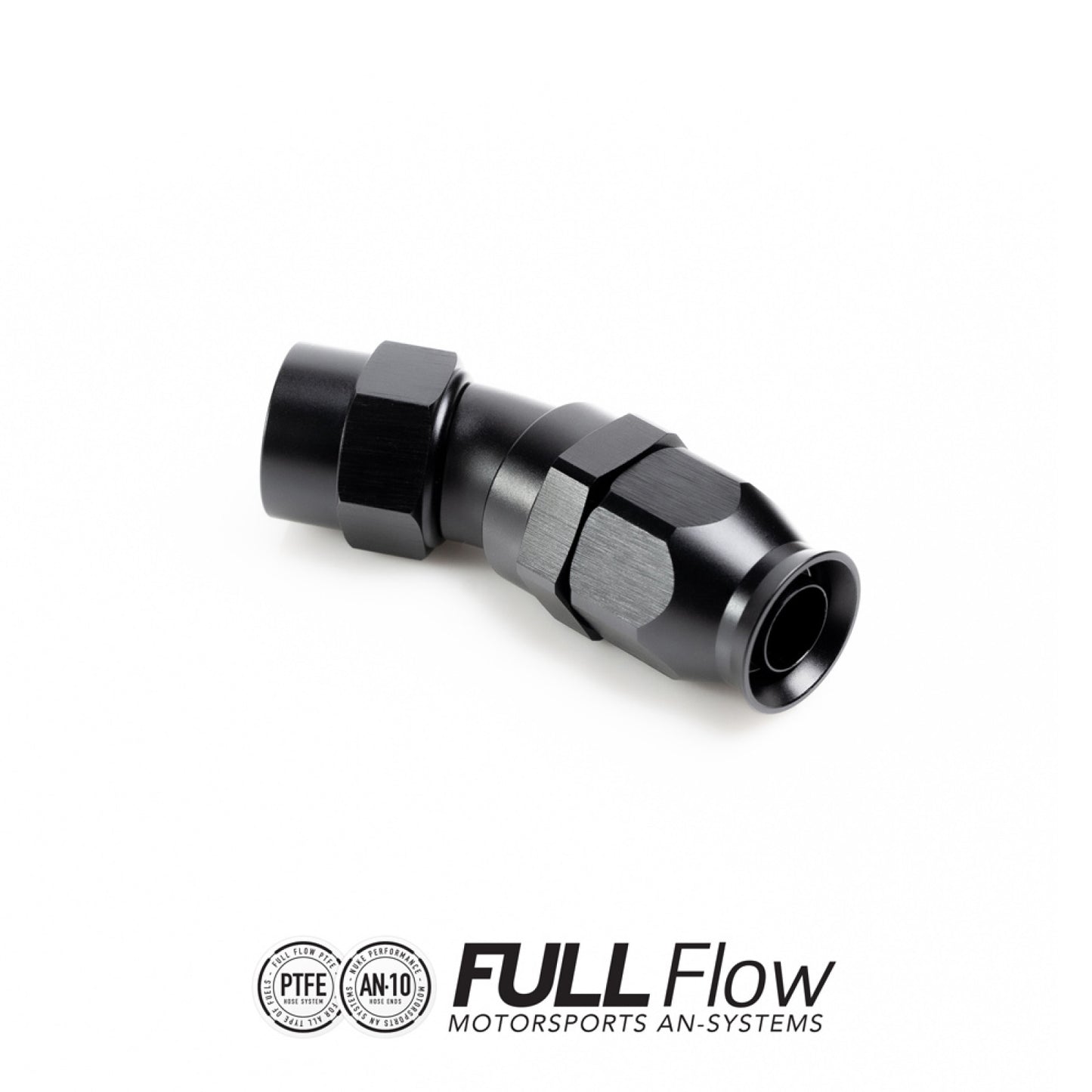 Nuke Performance Full Flow PTFE Hose End Fitting 30 Degree AN-10