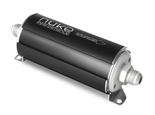 Nuke Performance 10 micron fuel filter AN8 Fittings