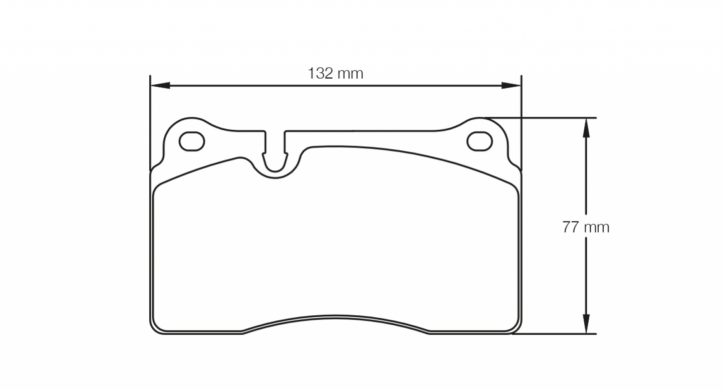 Pagid Nissan R35 GTR (Ceramic Brakes) RSC1 Rear Brake Pads