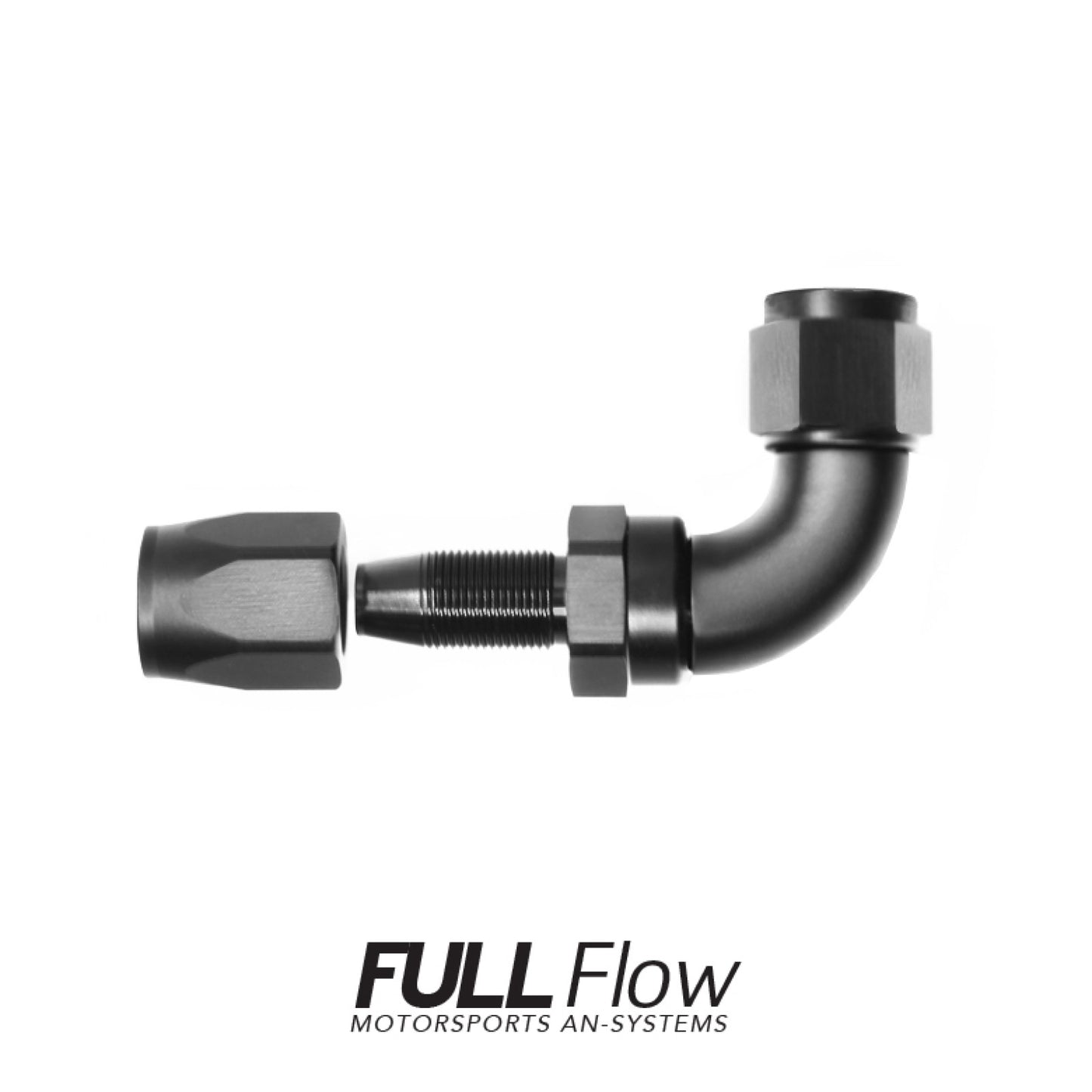 Nuke Performance Full Flow AN Hose End Fitting 120 Degree AN-12