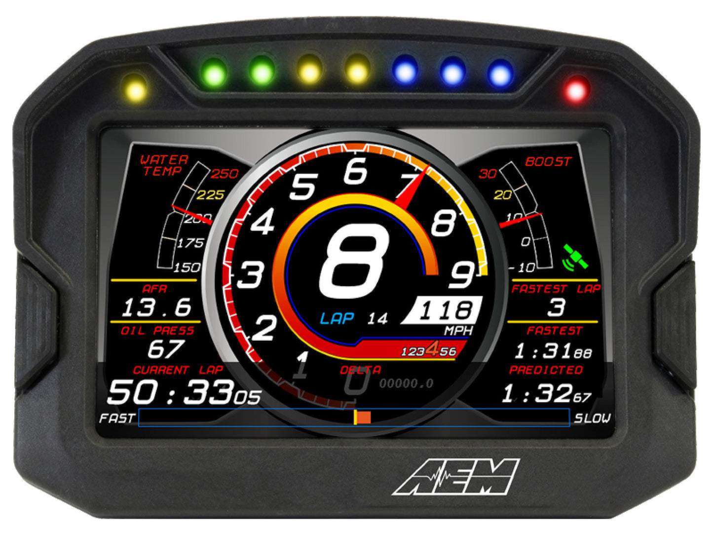 AEM CD-5 Carbon Digital Racing Dash Non-Logging/ Non-GPS Display