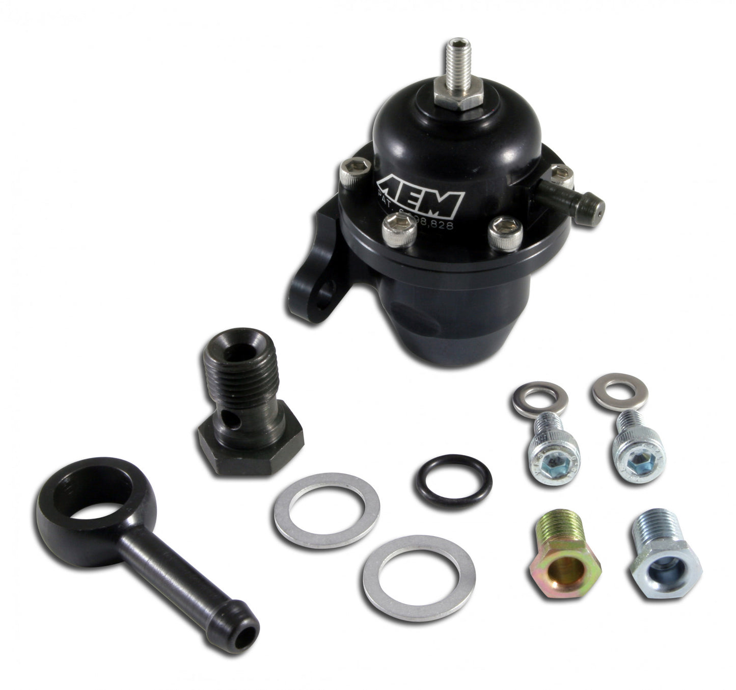 AEM Adjustable Fuel Pressure Regulator Acura & Honda 90 degree offset