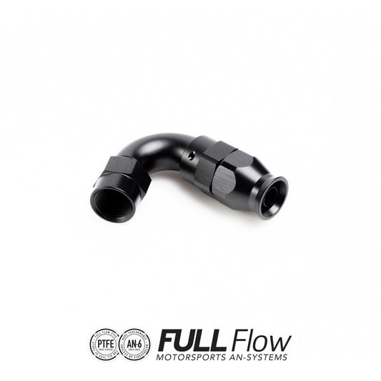 Nuke Performance Full Flow PTFE Hose End Fitting 120 Degree AN-8