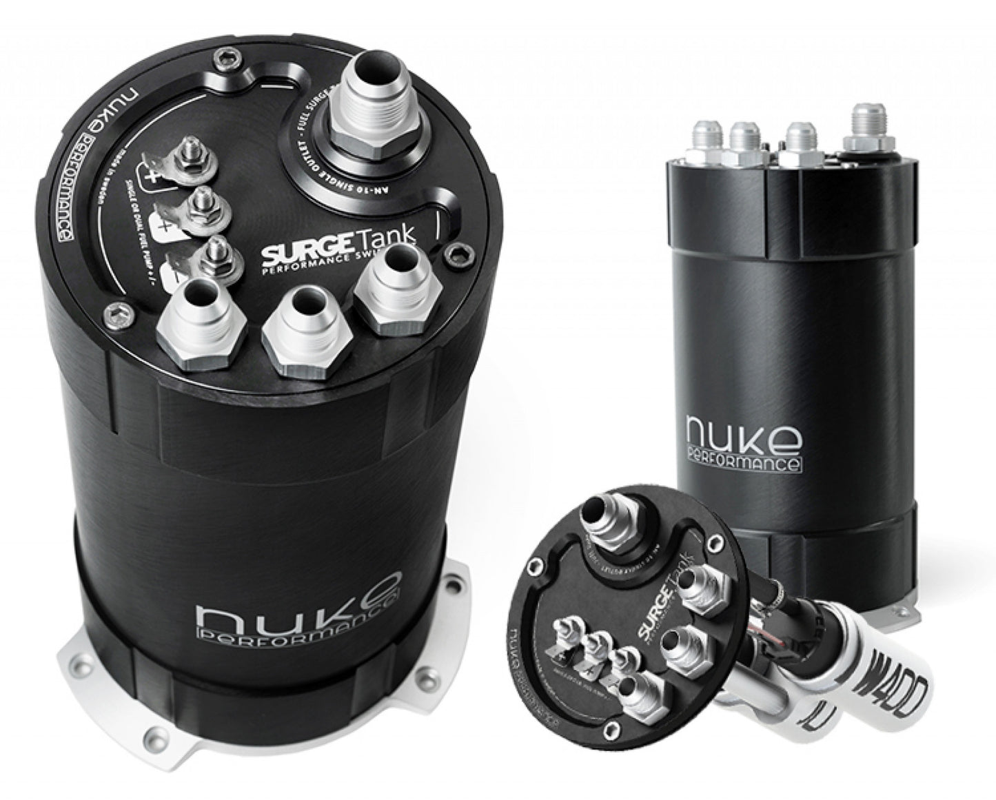 Nuke Performance 2G Fuel Surge Tank 3.0 Liter Single or Dual Walbro GST 450