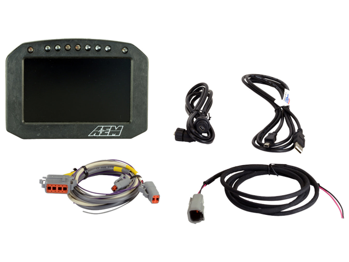 AEM CD-5 Carbon Flat Panel Digital Racing Dash Display - Logging / Non-GPS