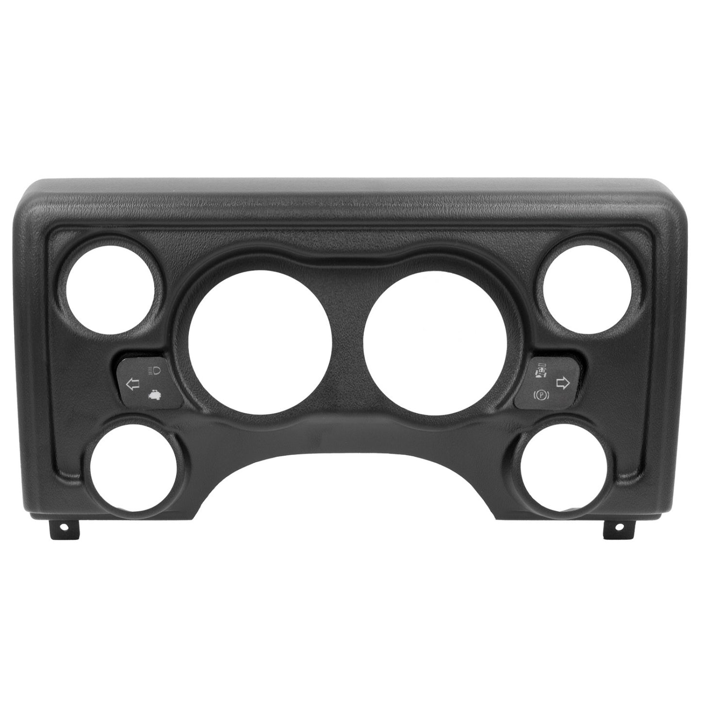 AutoMeter 90011 GAUGE MOUNT, DIRECT FIT DASH PANEL, 6 GAUGE (3 3/8" X2, 2 1/16" X4), JEEP TJ/XJ