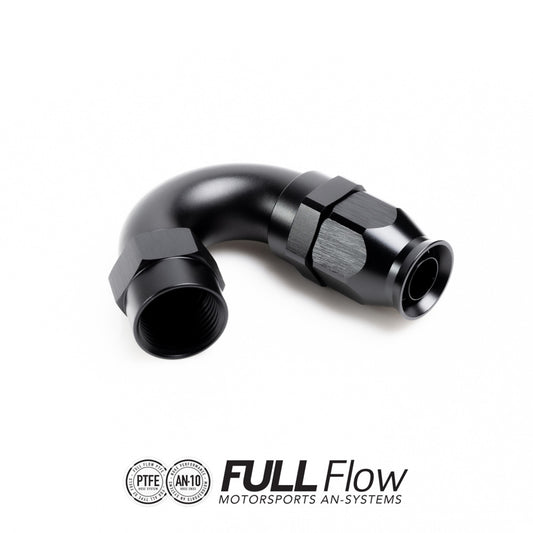 Nuke Performance Full Flow PTFE Hose End Fitting 150 Degree AN-10