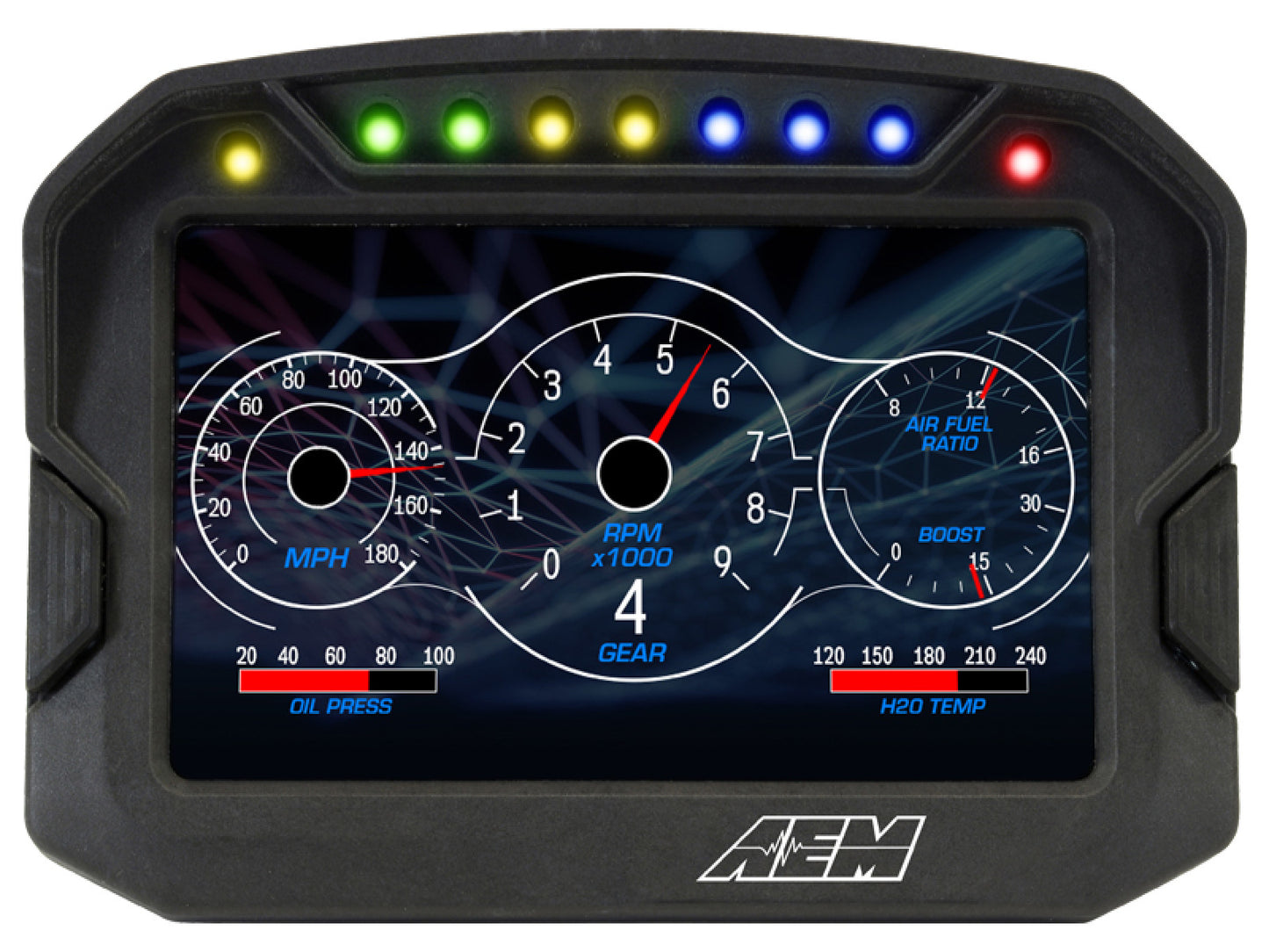 AEM CD-5 Carbon Digital Racing Dash Non-Logging/ Non-GPS Display