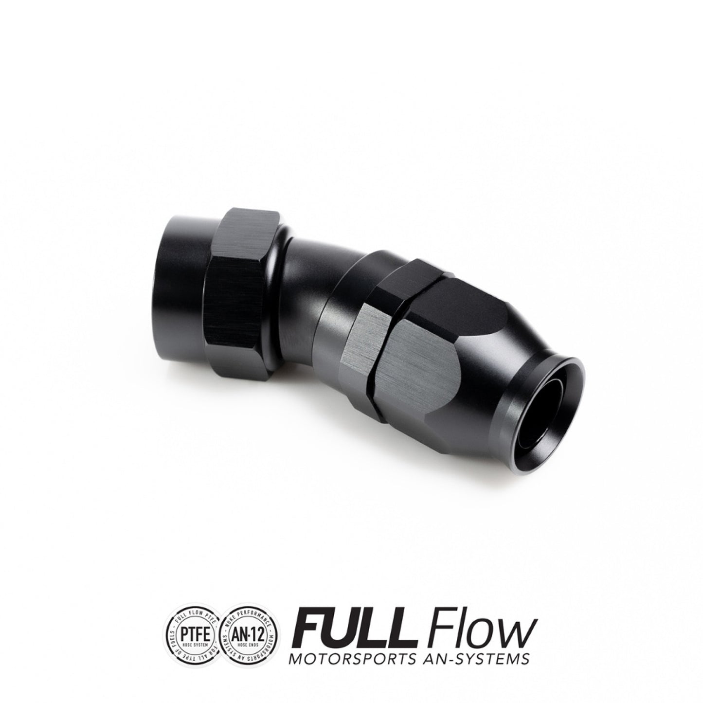 Nuke Performance Full Flow PTFE Hose End Fitting 30 Degree AN-12