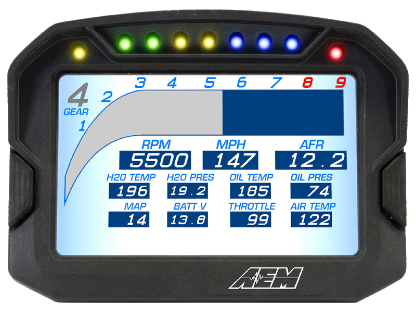 AEM CD-5 Carbon Digital Racing Logging Dash Display