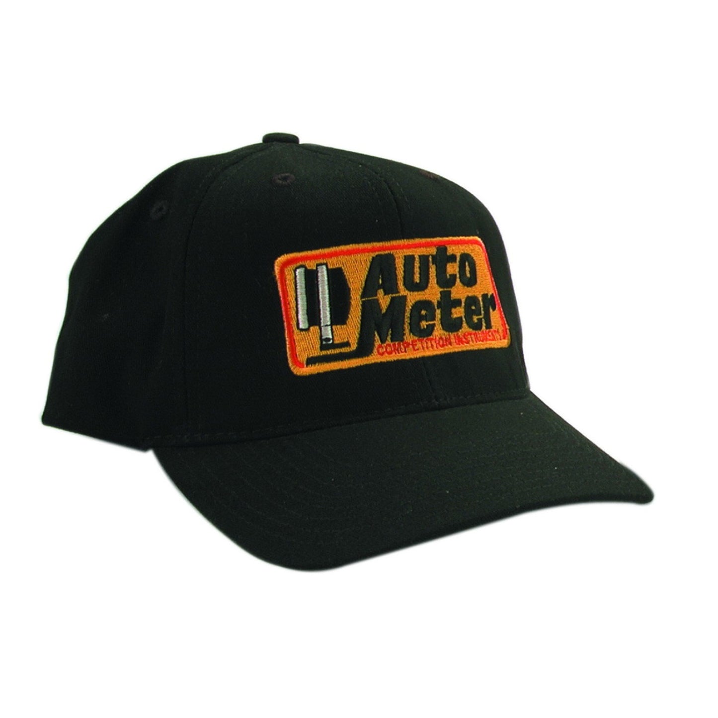 AutoMeter 0436 HAT, SNAP FIT ADJUSTABLE, BLACK, EMBROIDERED, 'COMPETITION'