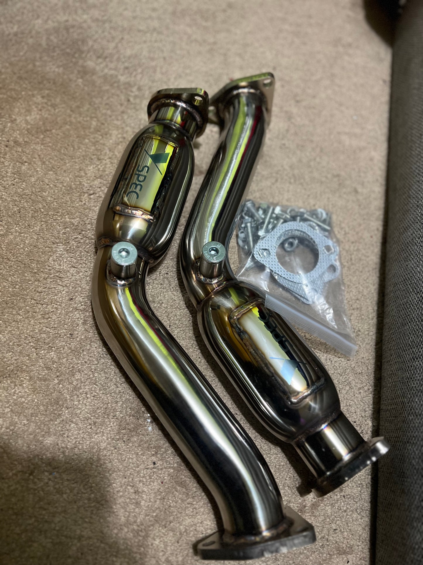 G35/350Z Y SPEC Resonated Test Pipes