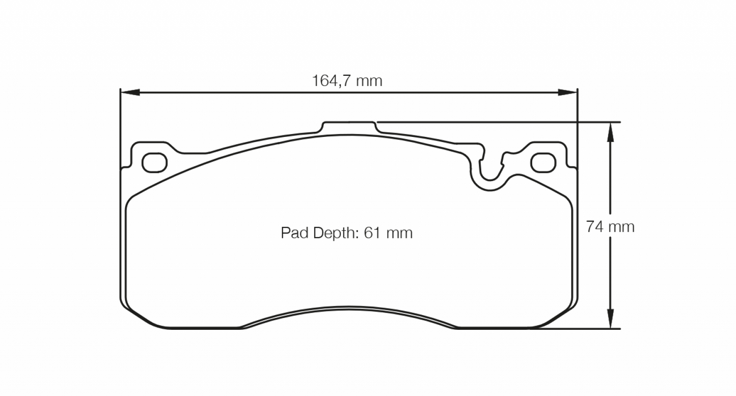 Pagid BMW	3 Series M-Technic / 135i Front Brake Pads