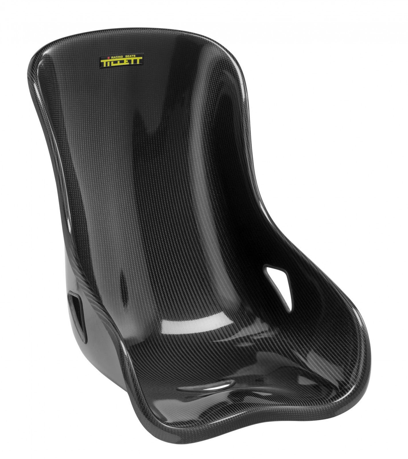 Tillett W1i-40 Race Car Seat in Black GRP with Edges Off