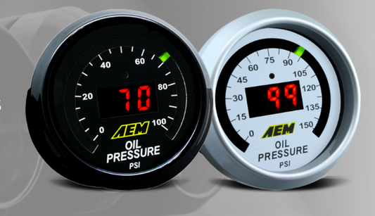 AEM Oil/Transmission/Water Temperature Gauge - 100-300˚F