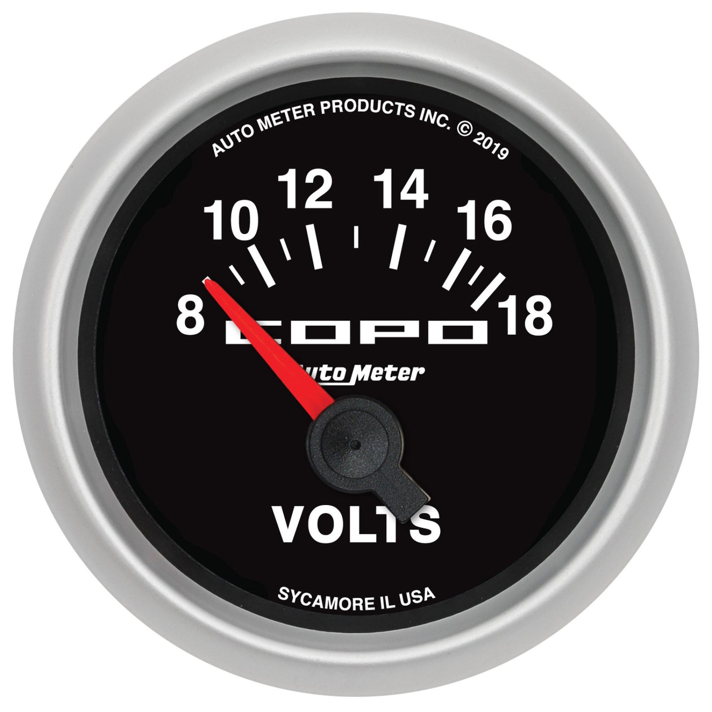 Autometer 2-1/16in VOLTMETER, 18V, ELECTRIC, COPO