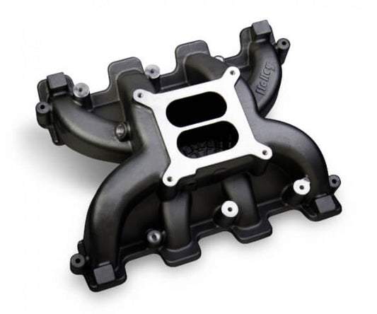 Holley Dual Plane Carbureted Intake - GM LS3/L92 - Black