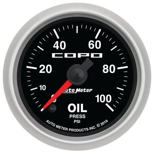 Autometer 2-1/16in OIL PRESS, 100 PSI, DIGITAL STEPPER MOTOR, COPO