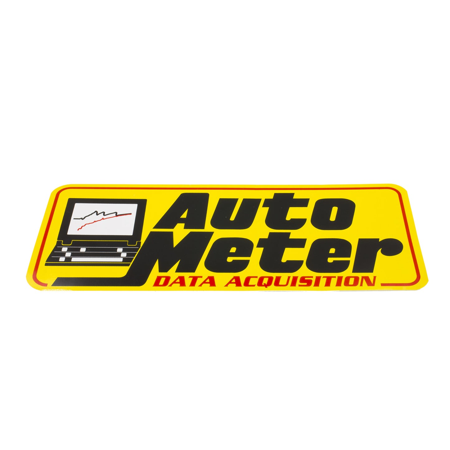 AutoMeter 0220 DECAL, LARGE (16" L), YELLOW, 'DATA ACQUISITION'