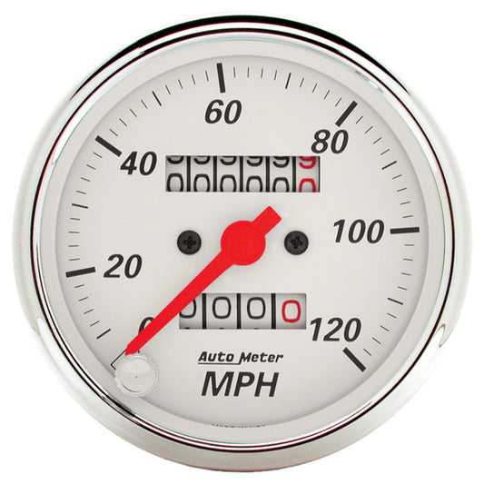 AutoMeter 5 in. IN-DASH TACHOMETER, 0-6,000 RPM, MARINE CHROME ULTRA-LITE