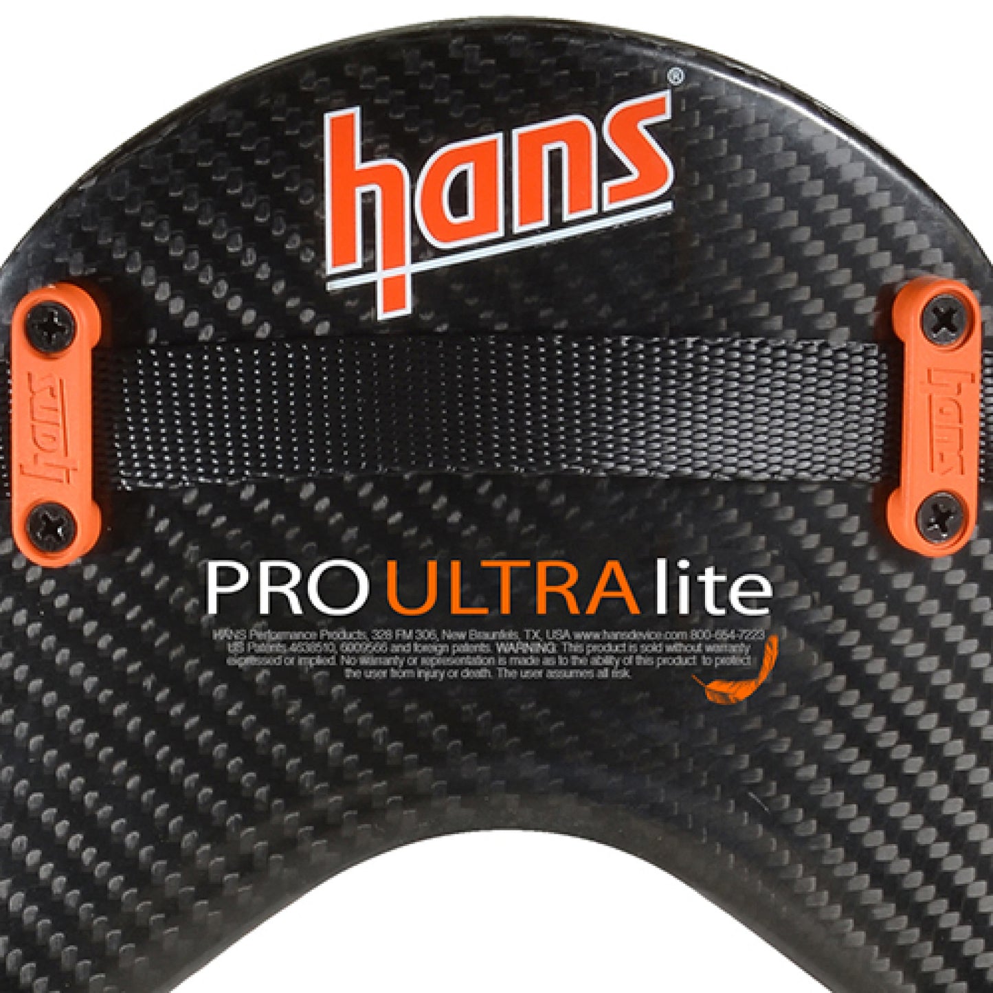 HANS Device Pro Ultra Lite Head & Neck Restraint Post Anchors Large 20 Degrees SFI ONLY