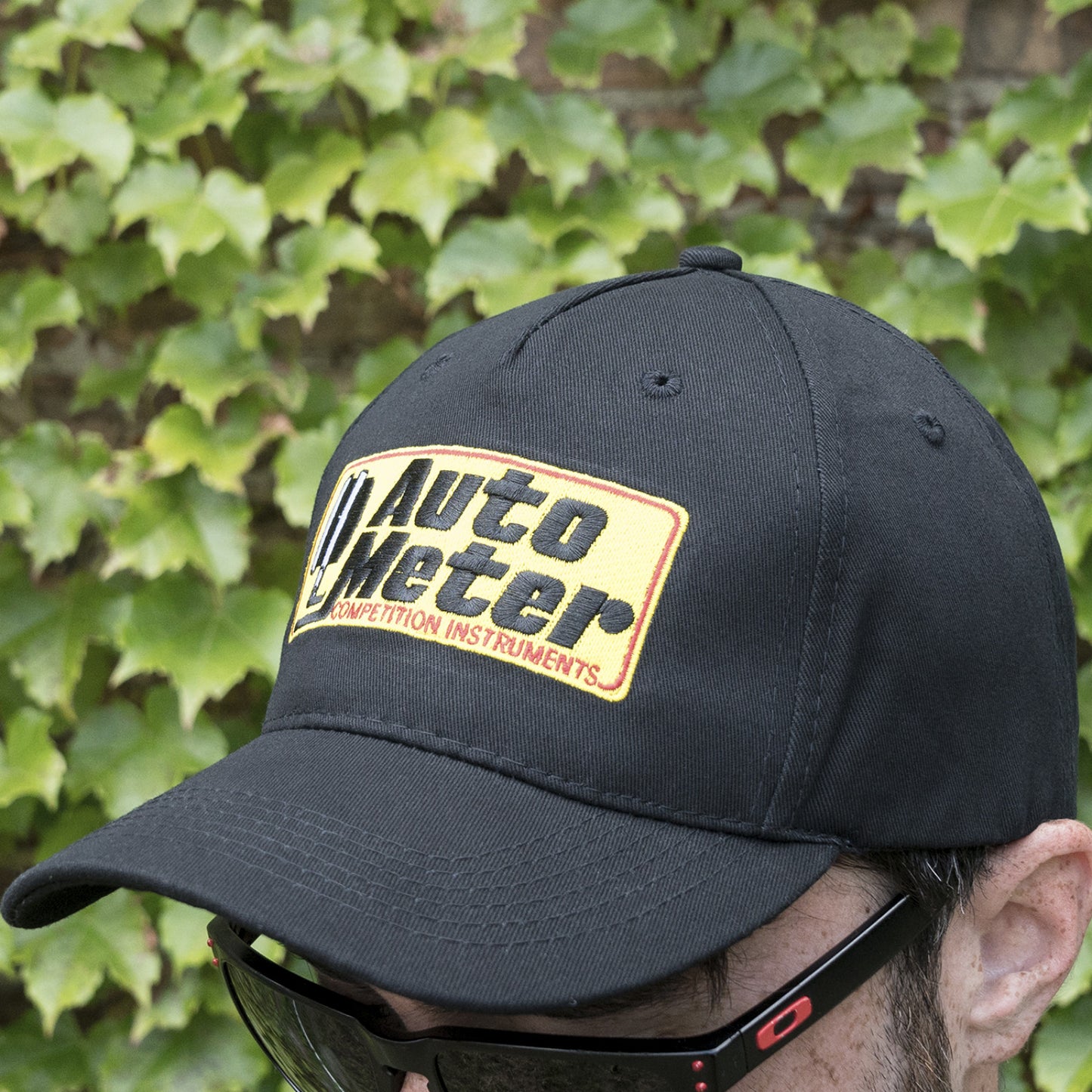 AutoMeter 0436 HAT, SNAP FIT ADJUSTABLE, BLACK, EMBROIDERED, 'COMPETITION'