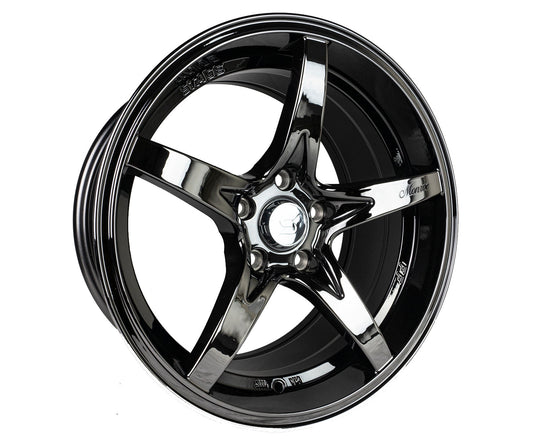 Stage Wheels Monroe 17x9 +12mm 5x114.3 CB: 73.1 Color: Black Chrome