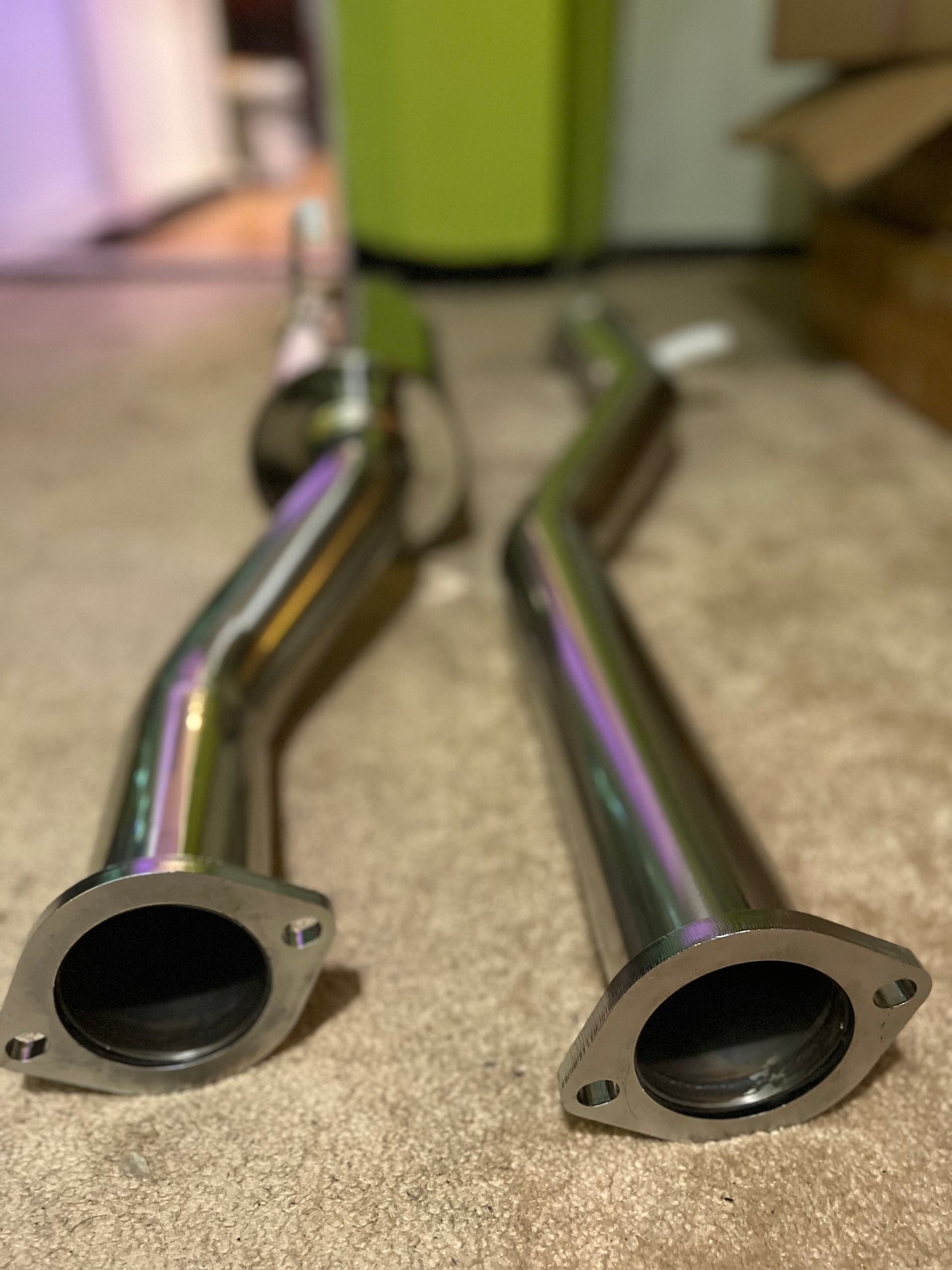 350Z/G35 Stainless Steel Catback Exhaust Single Exit  4.5" Tips