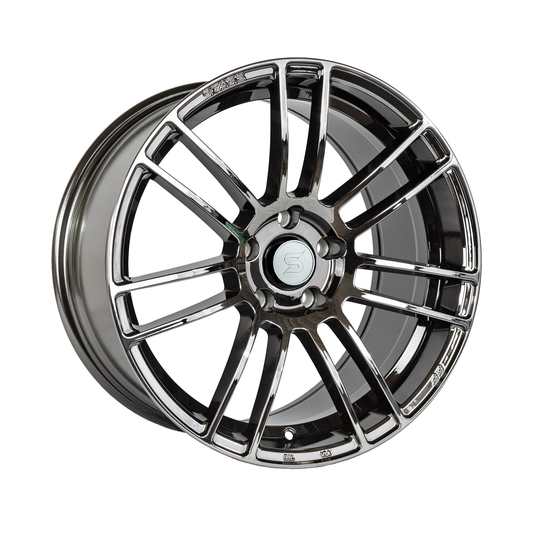 Stage Wheels Belmont 18x8.5 +35mm 5x100 CB: 73.1 Color: Black Chrome